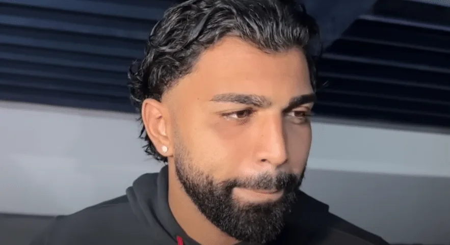 Gabigol surpreende repórter com resposta após vitória do Flamengo sobre o Palmeiras