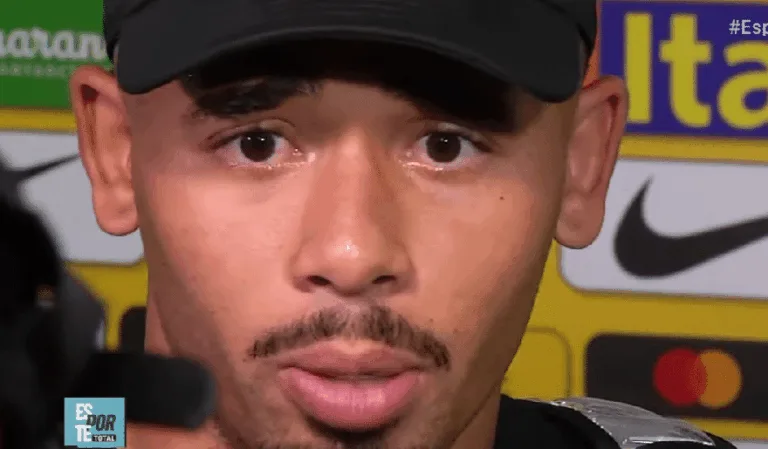 Gabriel Jesus revolta Dandan, narrador da Globo, após declaração: “Parei de defender”