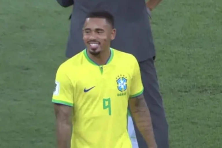 Jornal argentino faz piada com Gabriel Jesus após derrota do Brasil