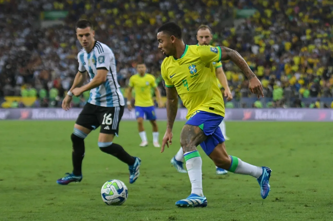 Gabriel Jesus não marca desde 2019 pela seleção brasileira em jogos oficiais