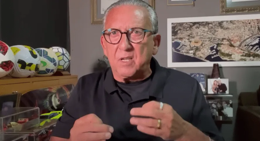 Galvão Bueno alerta time contra o rebaixamento no Brasileirão: “Corre risco”