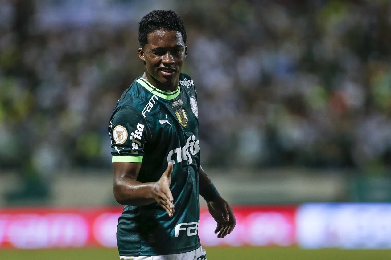 Artilheiro: veja números de Endrick no Brasileirão após se tornar titular no Palmeiras