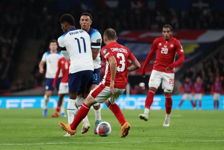 Harry Kane brilha e Inglaterra supera Malta nas eliminatórias da Euro