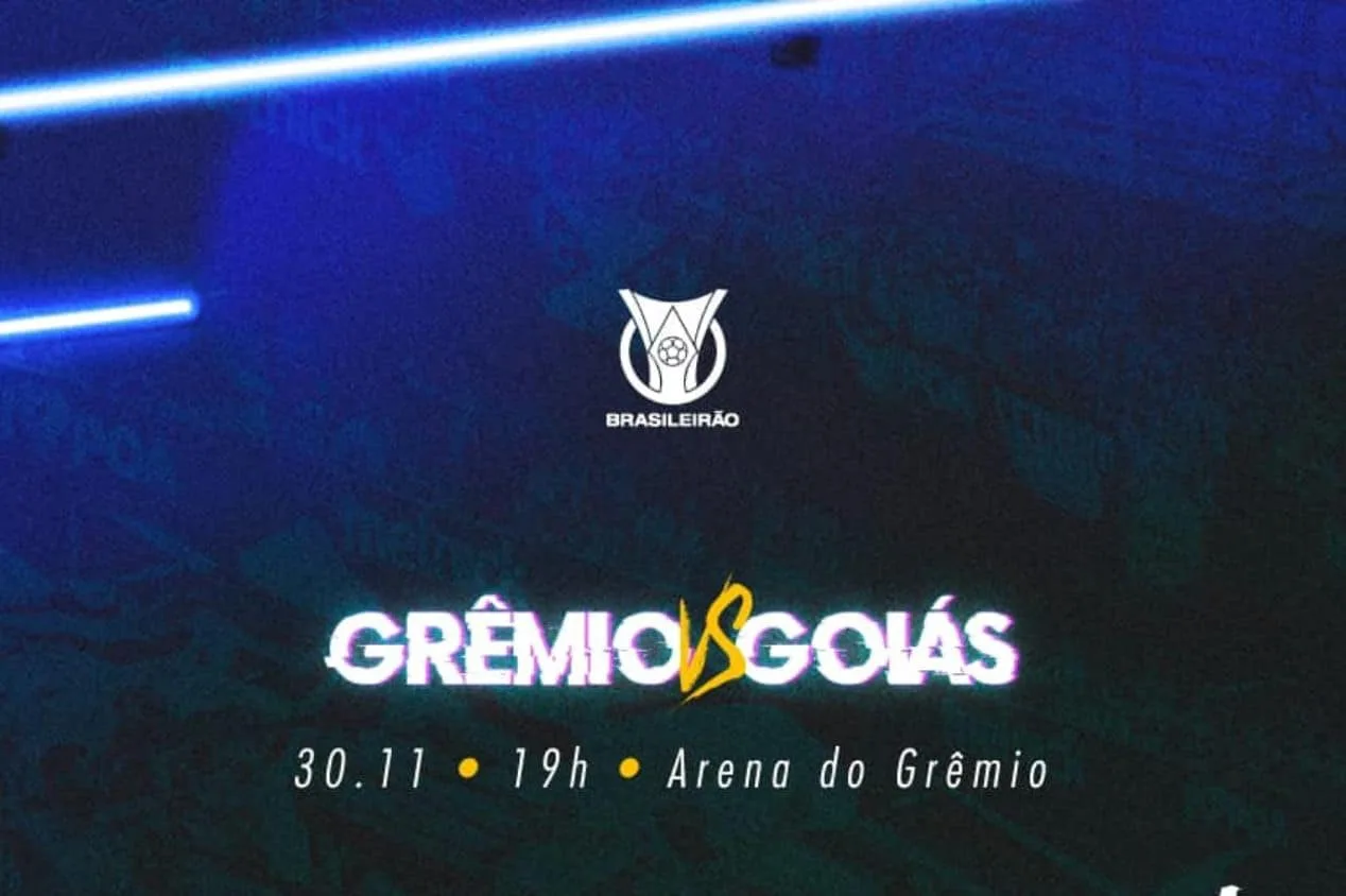 Grêmio x Goiás: onde assistir ao jogo do Brasileirão Série A