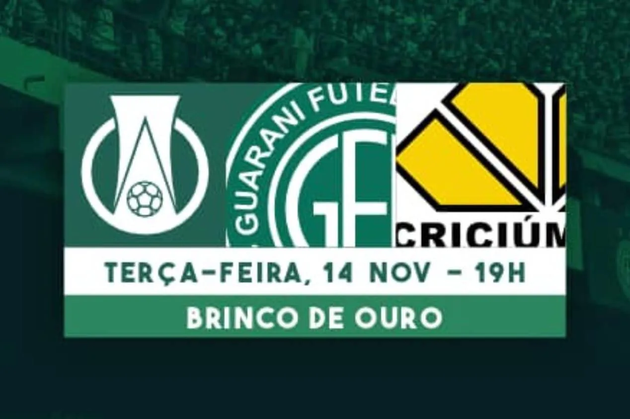 Guarani x Criciúma: onde assistir ao jogo do Brasileirão Série B