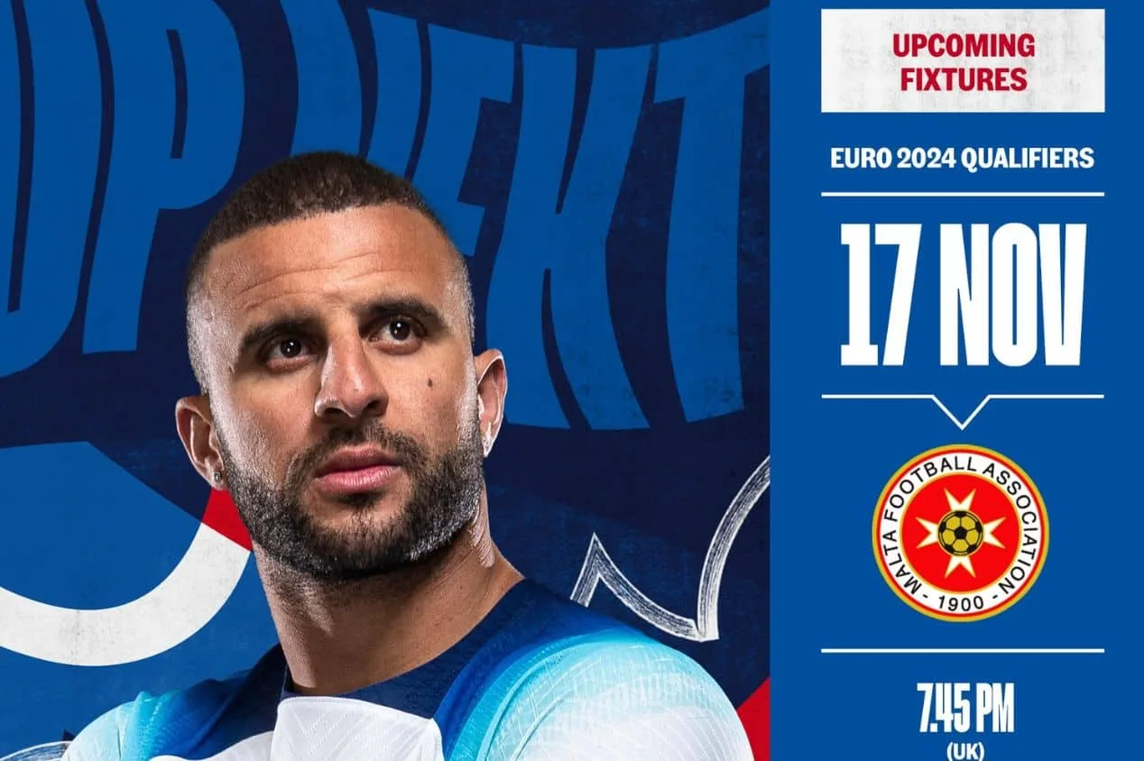Inglaterra x Malta: onde assistir à partida das Eliminatórias da Euro