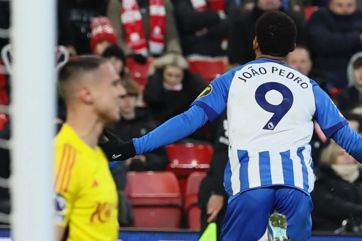 Com dois gols de João Pedro, Brighton derrota Nottingham Forest na Premier League