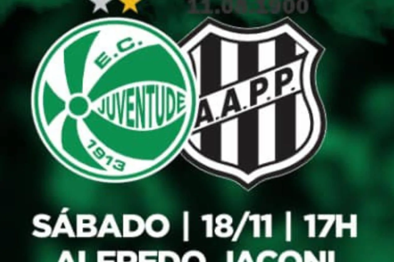 Juventude x Ponte Preta: onde assistir ao jogo do Brasileirão Série B