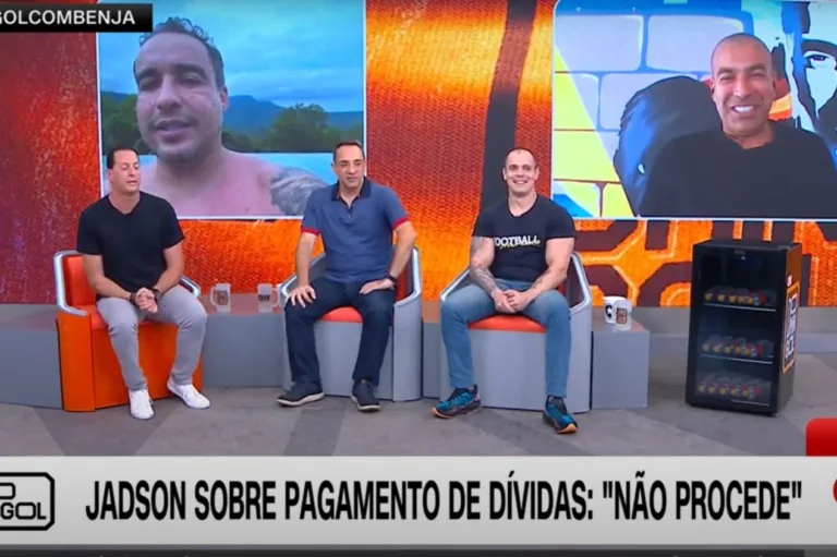 Jadson invade programa de Benja e cobra salário do Corinthians: “Não acertaram nada”