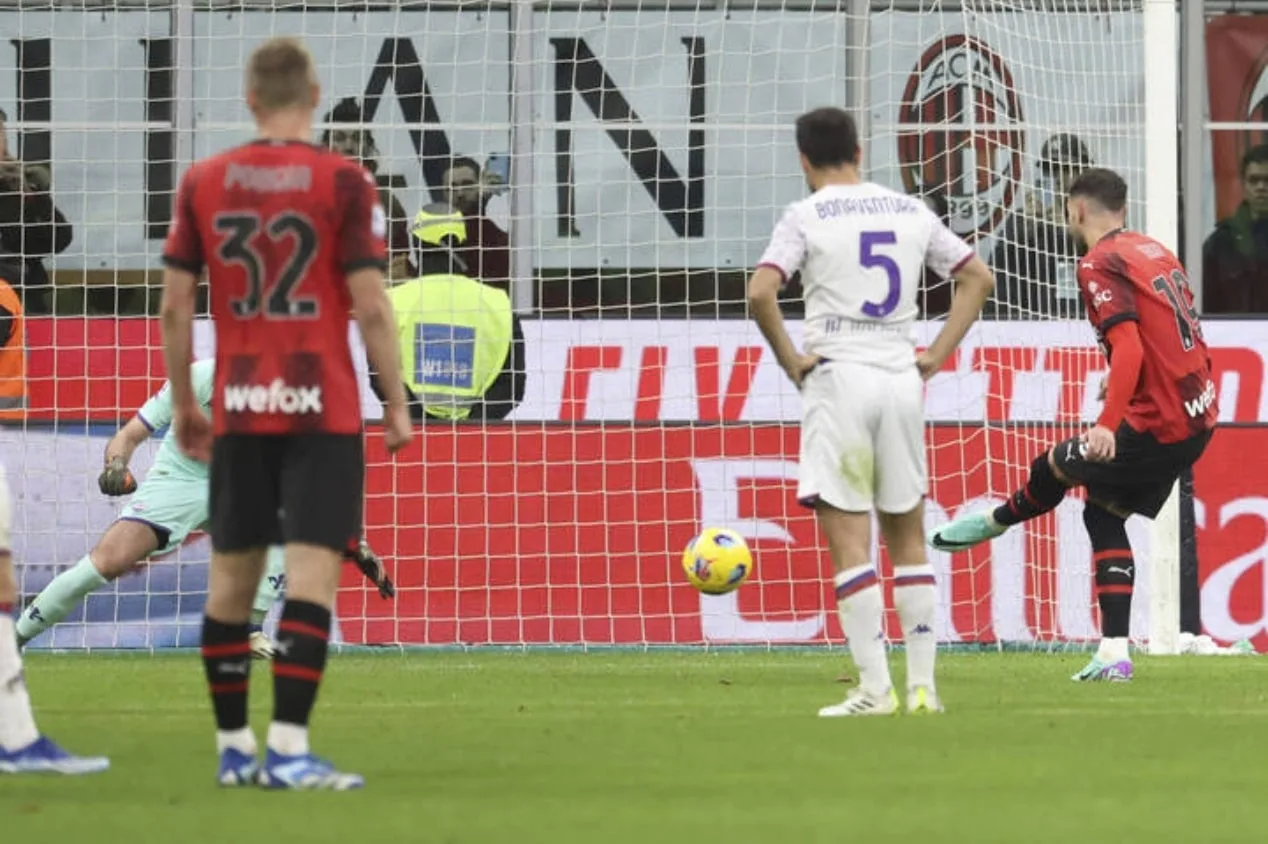 Vitória magra do Milan sobre Fiorentina coloca clube na 3ª posição do campeonato italiano