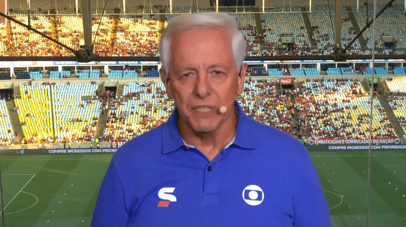 Milton Leite comete gafe em Flamengo x Fluminense e web não perdoa: “Bizarro”