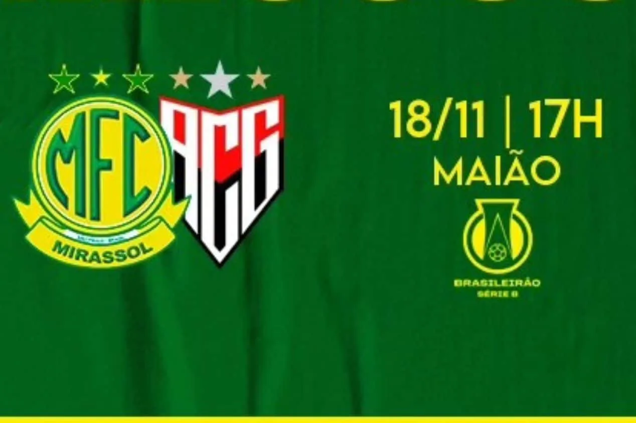 Mirassol x Atlético-GO: onde assistir ao jogo do Brasileirão Série B