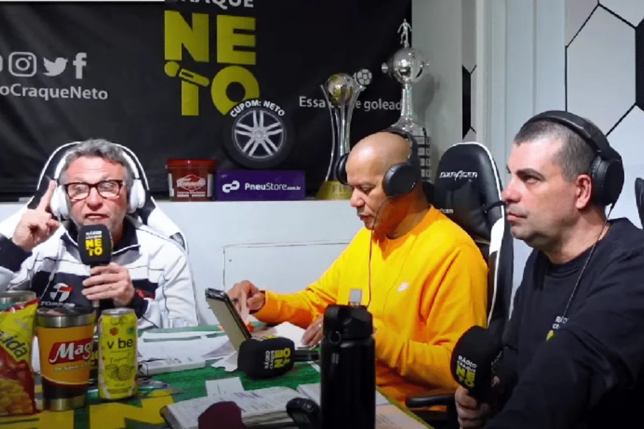 Neto reage ao massacre do Bahia sobre o Corinthians; assista