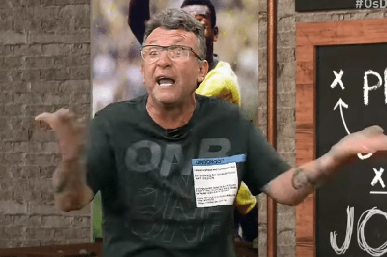 Neto reage após atitude da Globo em Vasco x Corinthians: “Não é possível”