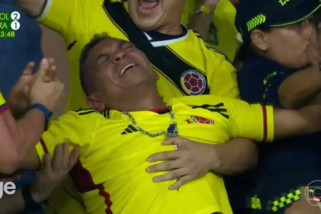 Pai de Luis Díaz desaba em emoção após filho brilhar em virada da Colômbia contra o Brasil