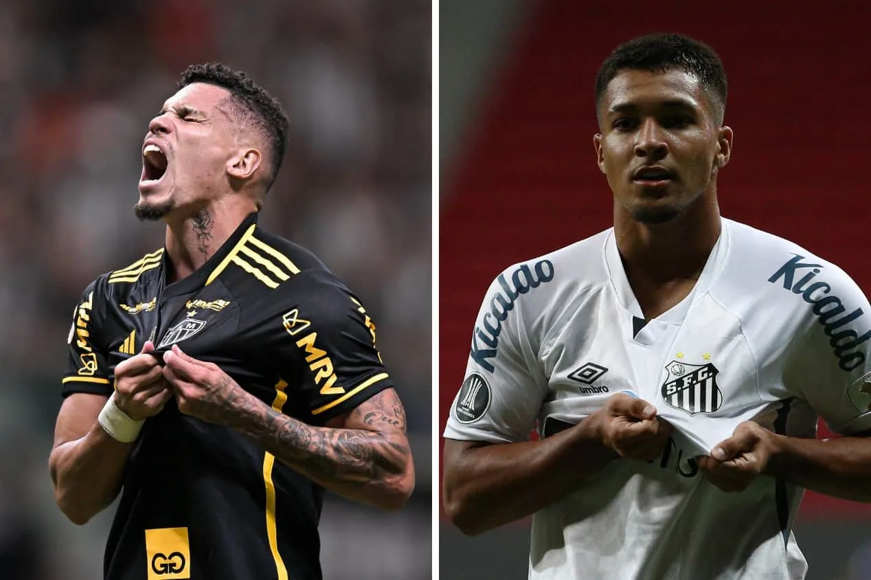 Atlético Mineiro e Santos defendem a maior invencibilidade do Brasileirão hoje