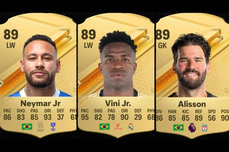 EA FC 24: saiba quem são os 10 melhores jogadores brasileiros