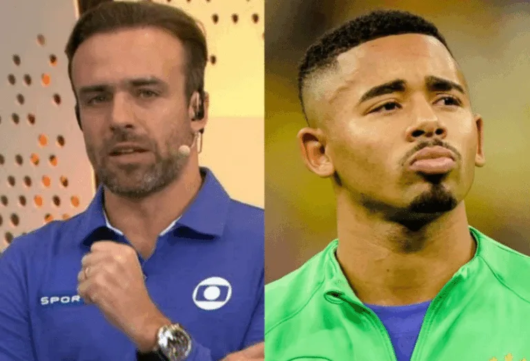 Roger Flores dá indireta ao vivo para Gabriel Jesus na Globo: “Deu uma entrevista aí”