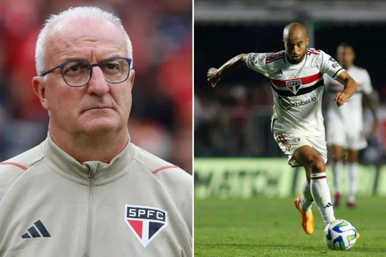 Dorival “dá a entender” que Lucas Moura volta contra o Fluminense