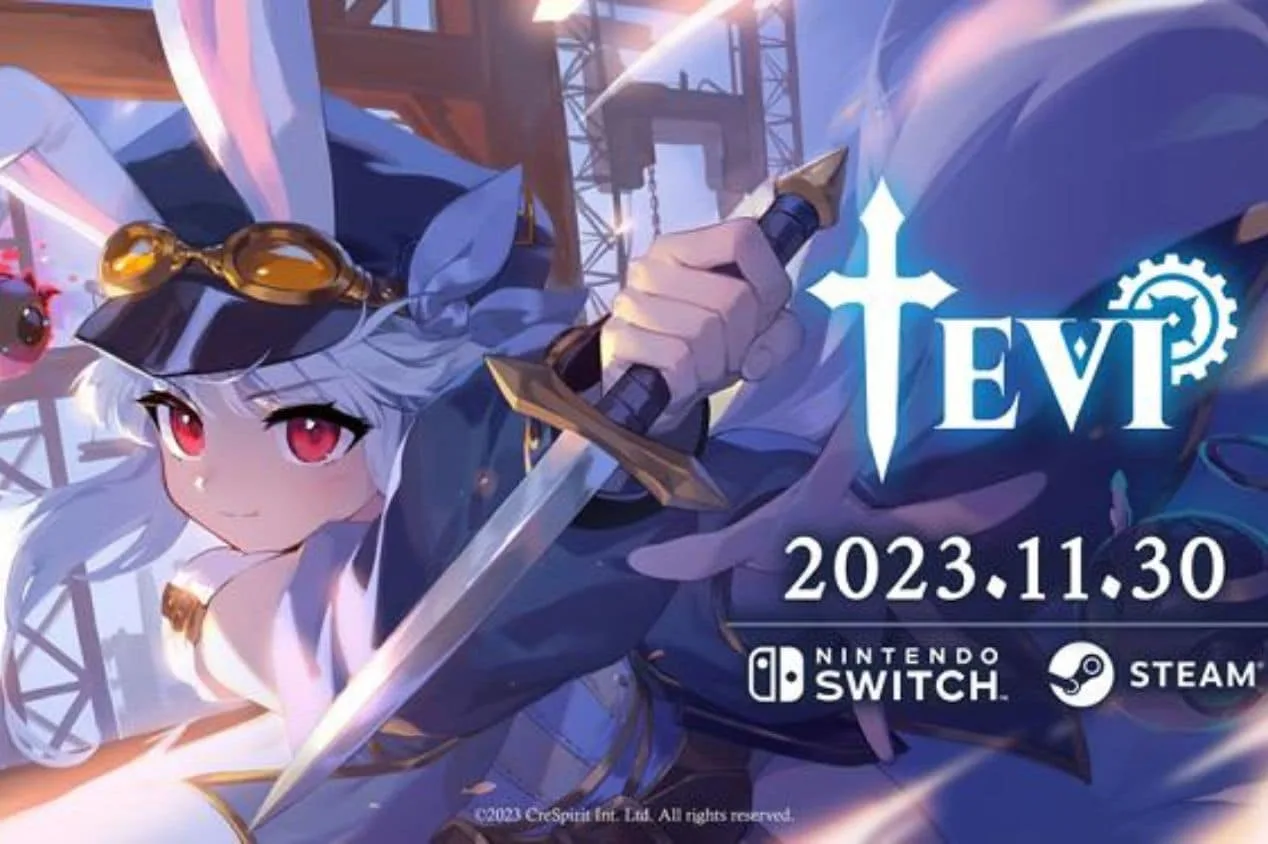 TEVI, metroidivania estilo anime, chega para Switch e PC em 30/11