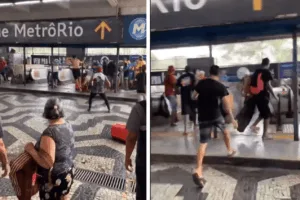 Torcedores de Fluminense e Boca Juniors entram em confronto antes da final da Libertadores