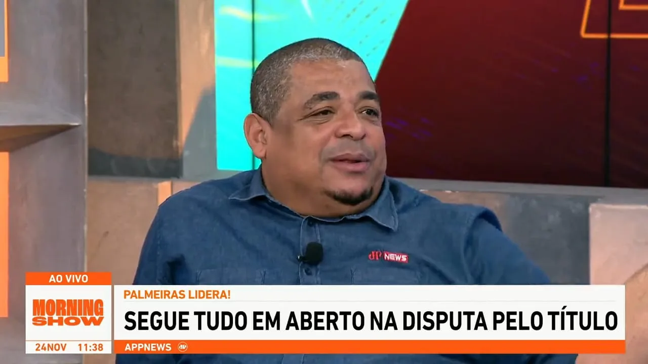 Vampeta não pipoca e crava campeão do Brasileirão Série A: “Na última rodada”