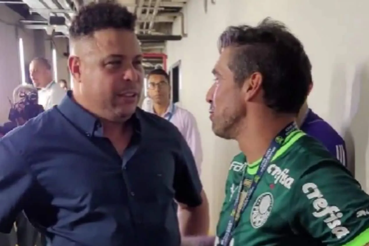 Ronaldo desabafa em diálogo com Abel Ferreira após Cruzeiro x Palmeiras: “Dívida pra c…”