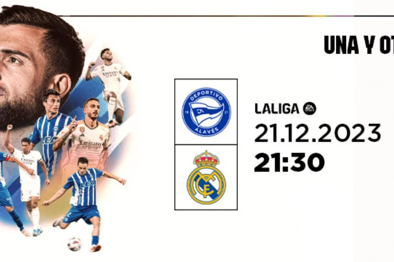 Alavés x Real Madrid: onde assistir ao jogo de LaLiga