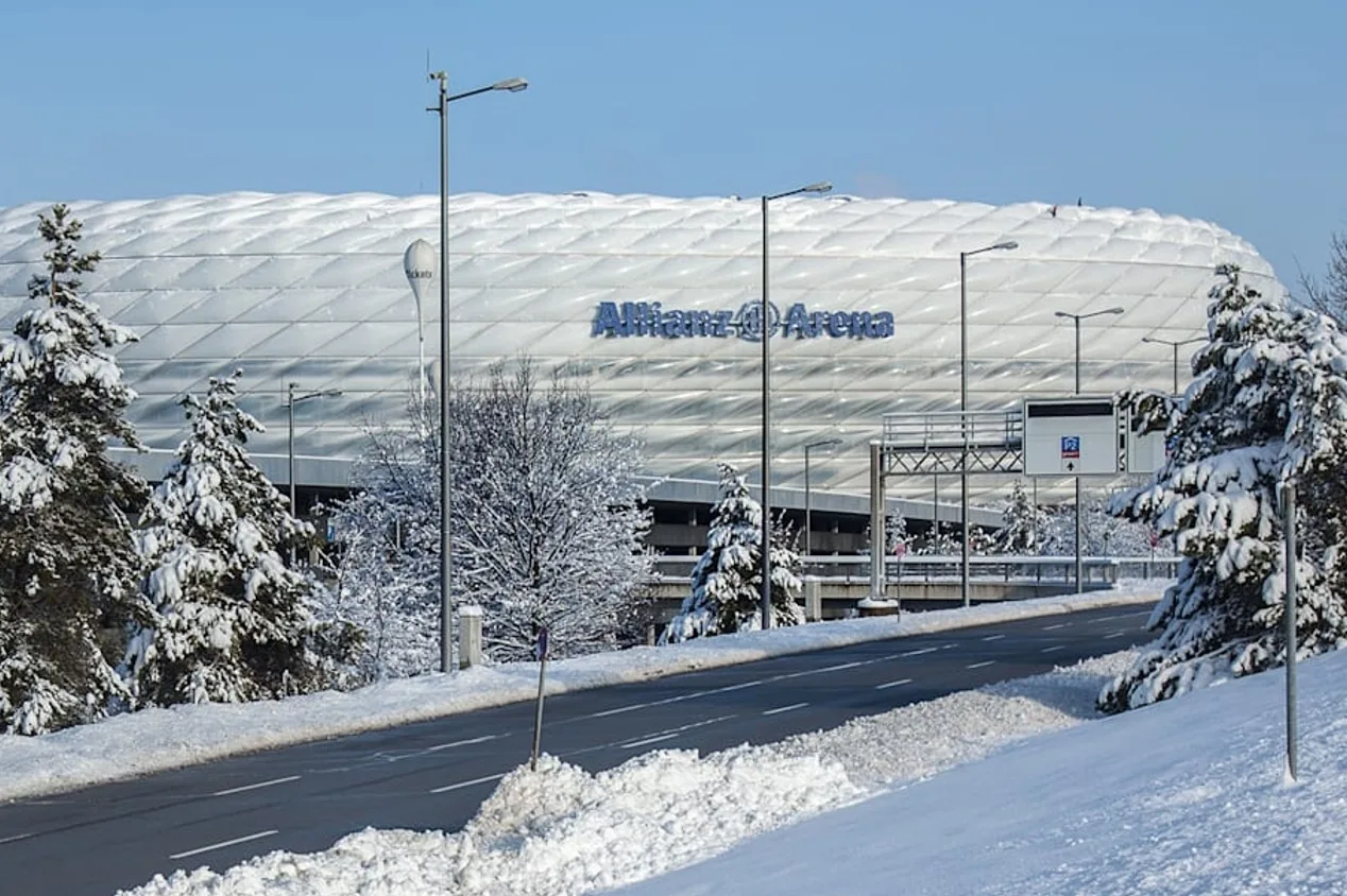 Jogo do Bayern de Munique é adiado por conta de nevasca