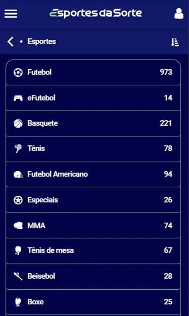Versao Mobile Esportes da Sorte Esportes da Sorte App