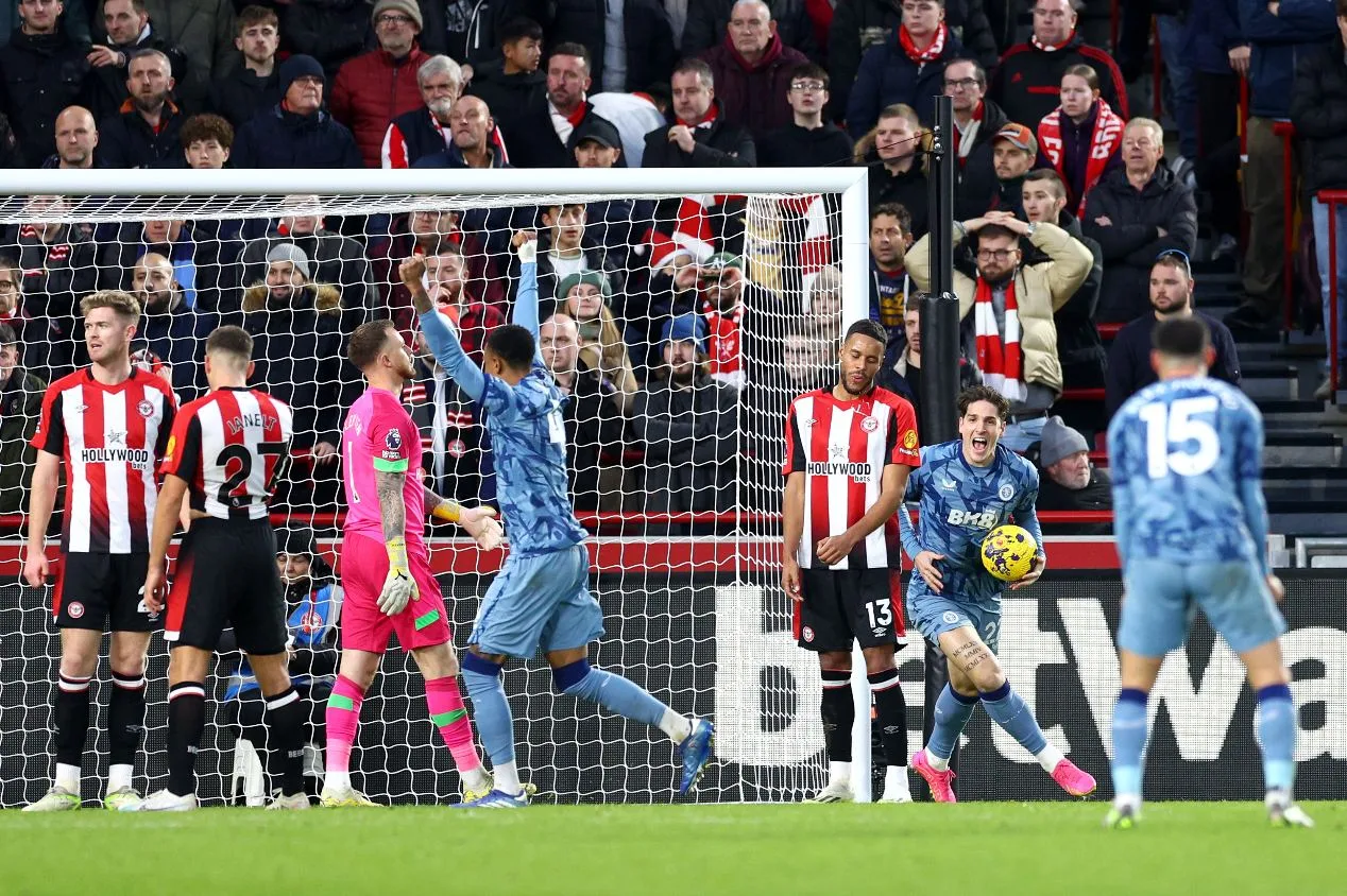 Aston Villa busca a virada contra o Brentford na Premier League
