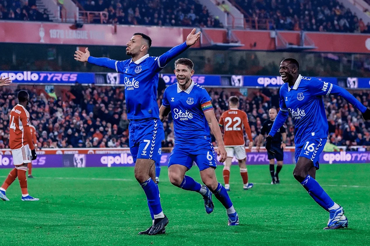 Everton surpreende e derrota o Nottingham Forest na Premier League