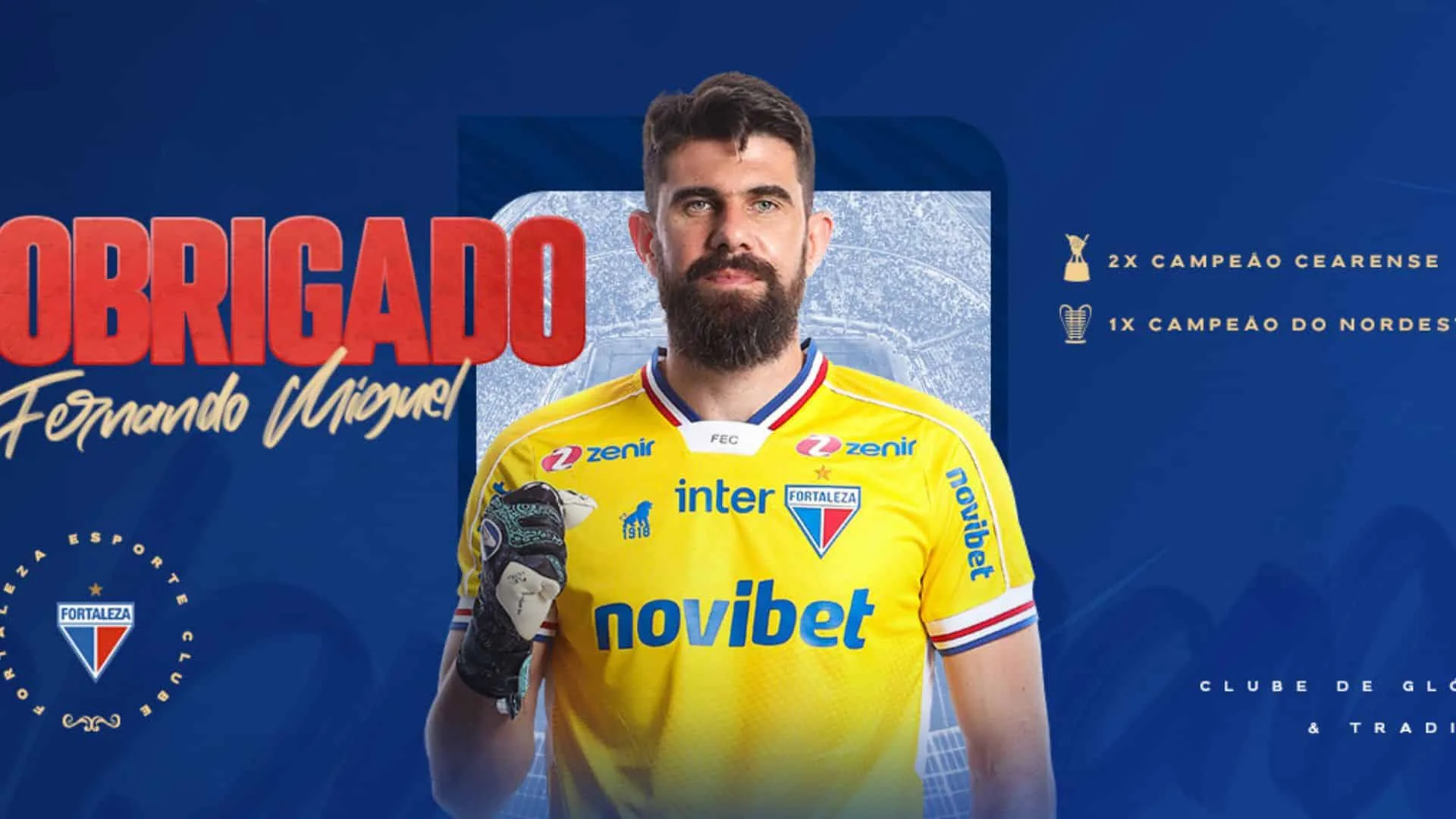 Mercado da Bola: Fortaleza anuncia saída de Fernando Miguel