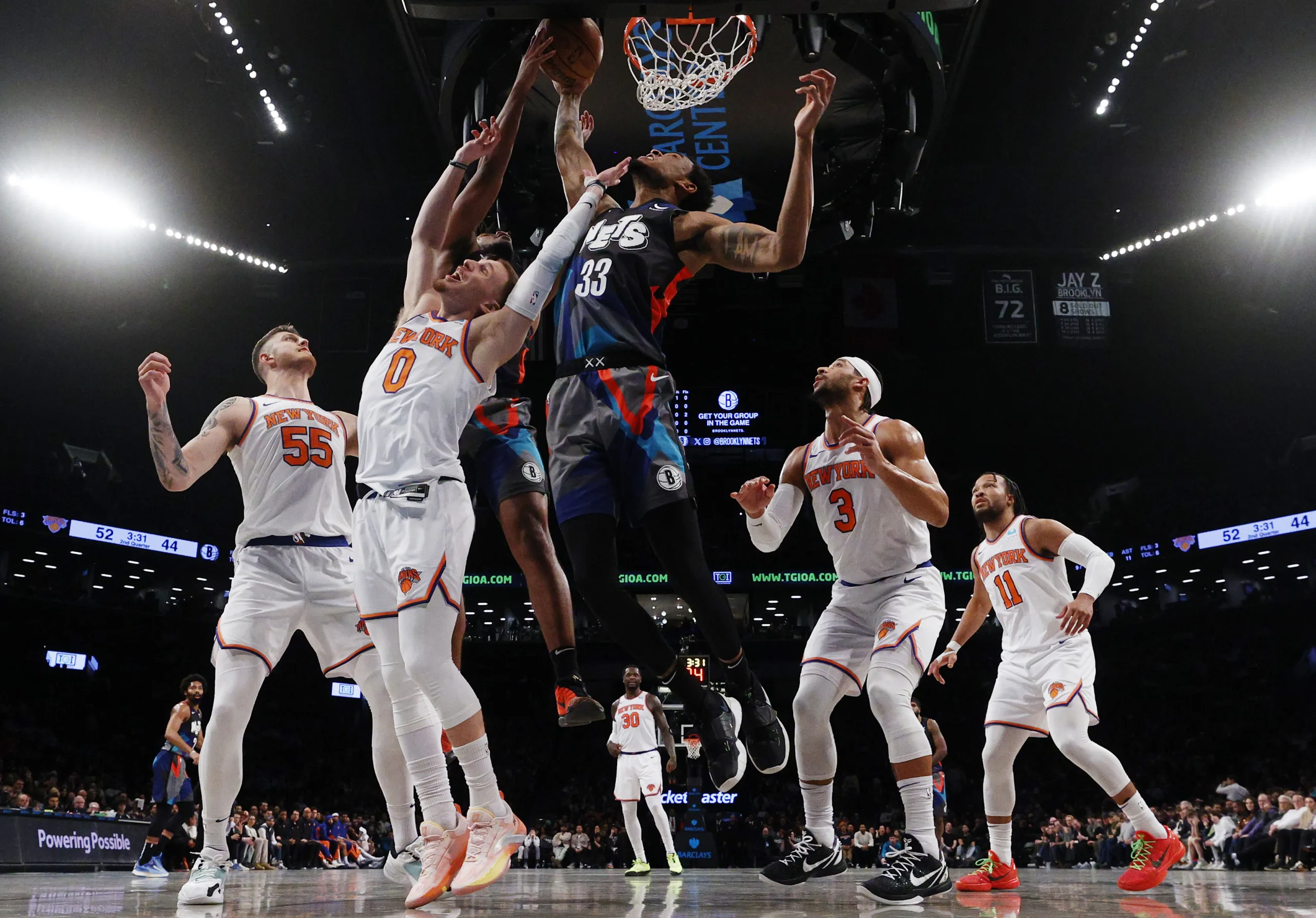 NBA: Knicks exploram falhas defensivas para bater os Nets