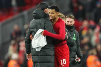 Klopp comemorou a vitória do Liverpool sobre o Burnley