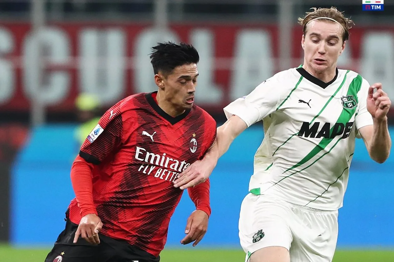 Com gol de Pulisic, Milan derrota Sassuolo pelo Campeonato Italiano