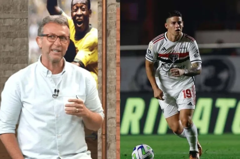 Neto detona James Rodríguez no SPFC e diz que foi melhor que o colombiano: “Se eu tivesse nascido na Colômbia”