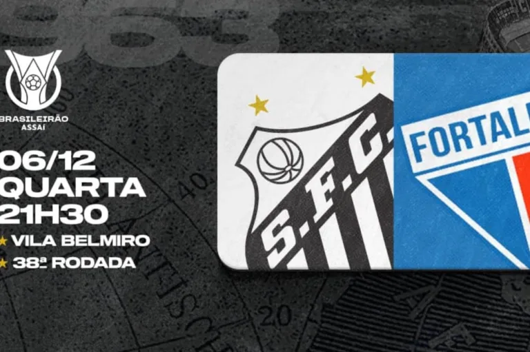 Santos x Fortaleza: onde assistir à última rodada do Brasileirão Série A