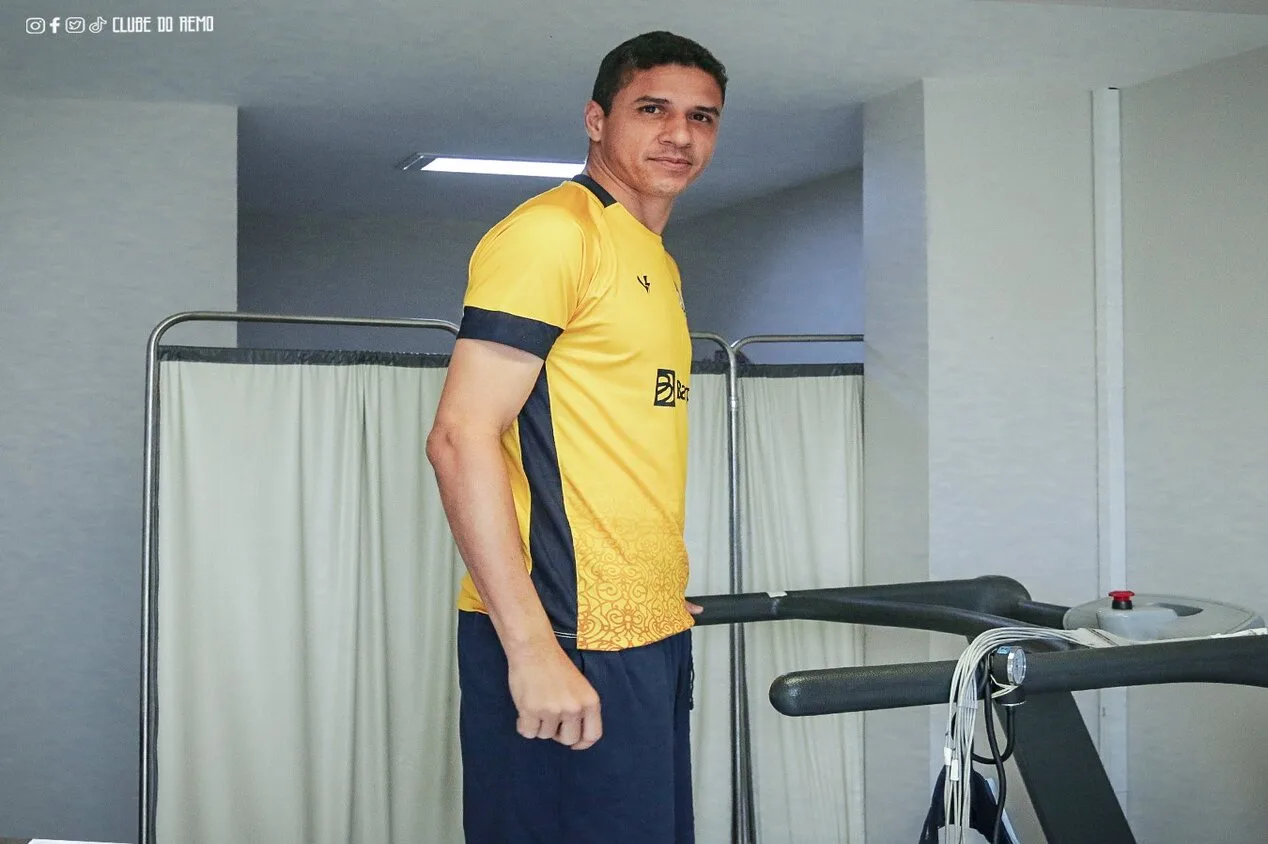 O goleiro Vinicius é um dos jogadores do Remo que estão fazendo bateria de exames na pré-temporada