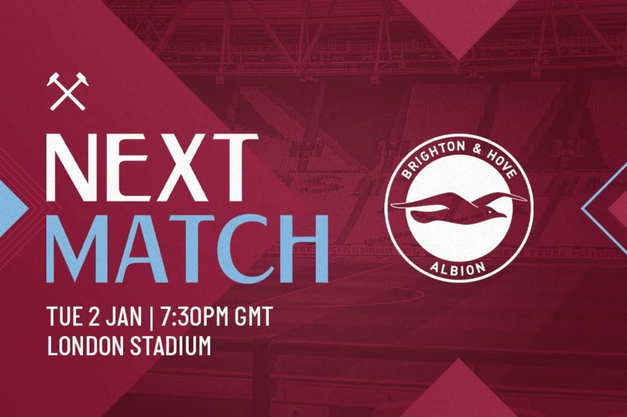 West Ham x Brighton: onde assistir ao jogo da Premier League
