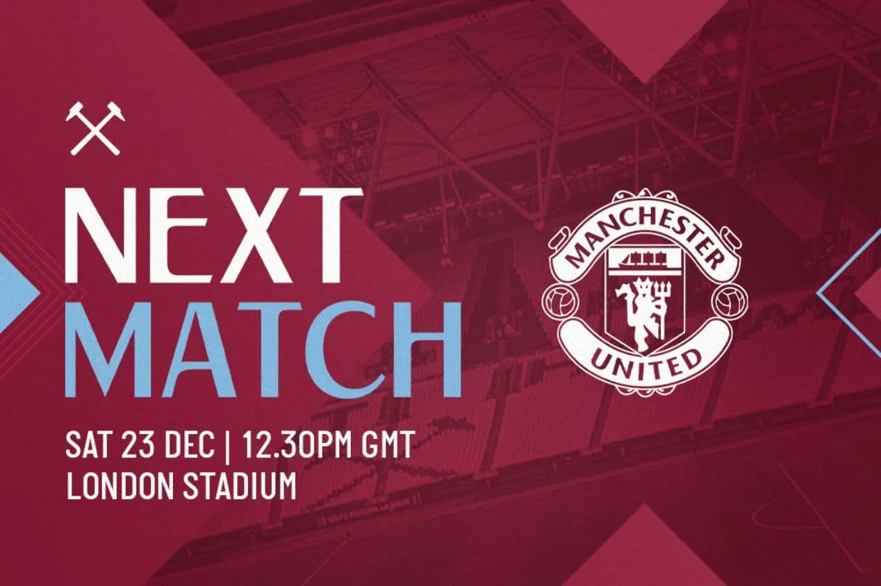 West Ham x Manchester United: onde assistir ao jogo da Premier League
