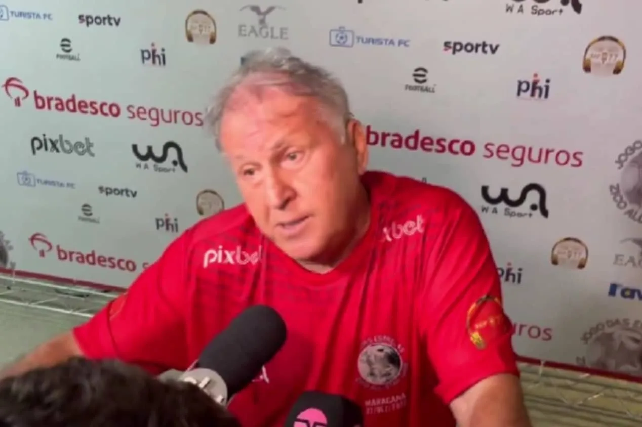 Zico lamenta ausência em Jogo das Estrelas: “Convidamos várias vezes”