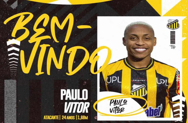 Ex-Cruzeiro e Vasco, Paulo Vitor é anunciado pelo Novorizontino