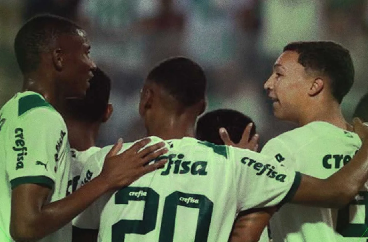Palmeiras goleia o União ABC e se classifica para a próxima fase da Copinha
