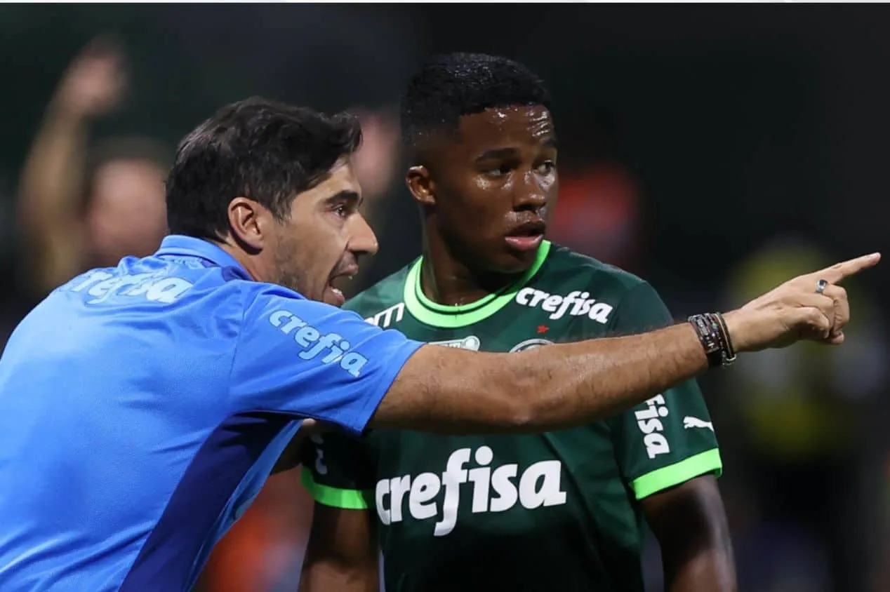 Abel Ferreira faz cobrança e cogita problema com Endrick no Palmeiras