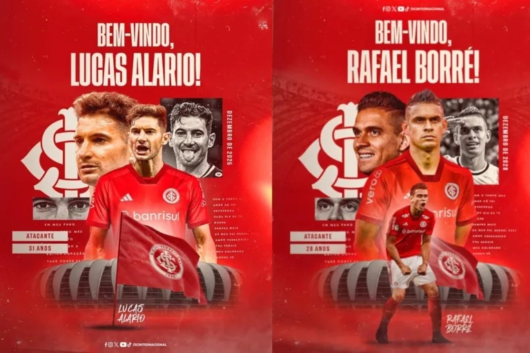 Dupla do Internacional, saiba por que o Palmeiras não quis Alario e Borré