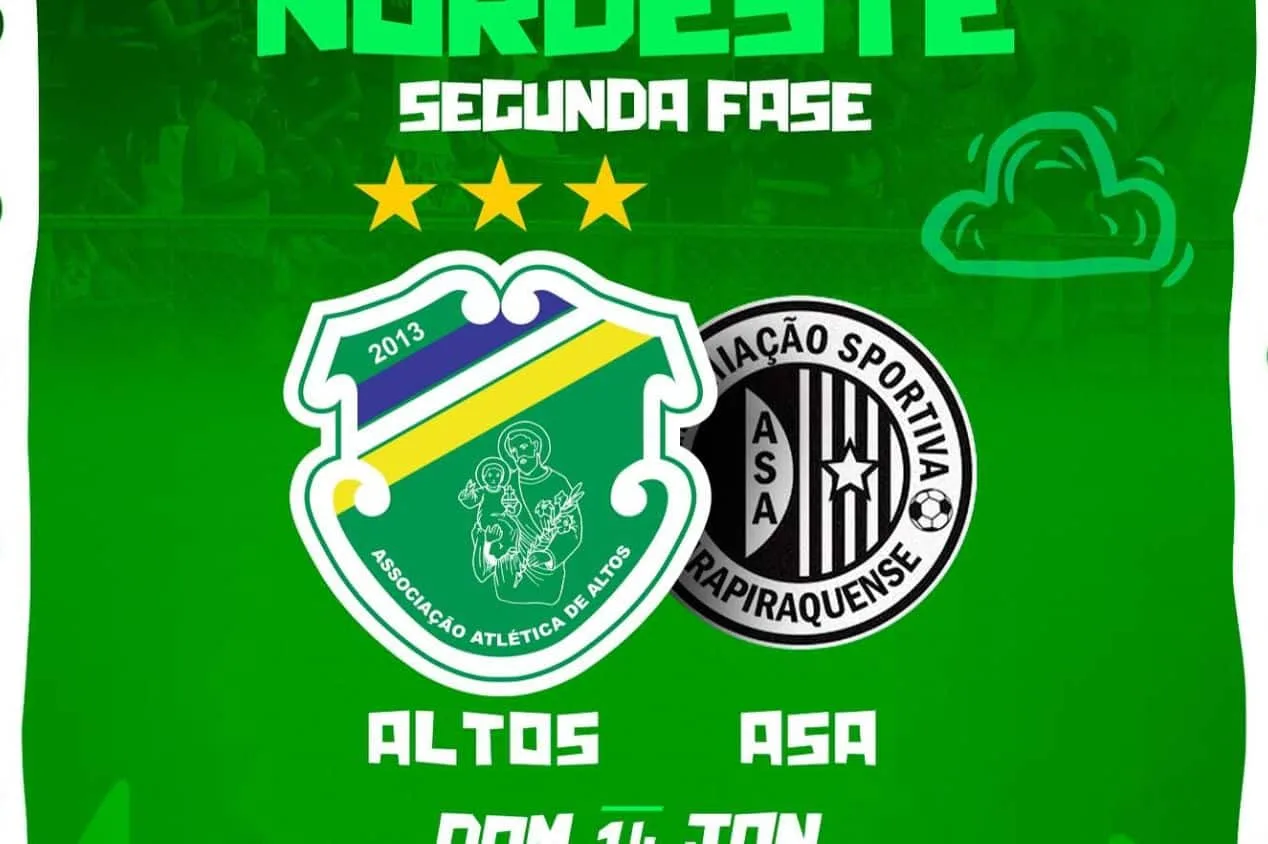 Altos x ASA: onde assistir ao jogo da Copa do Nordeste