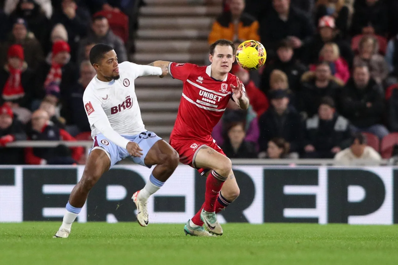 Aston Villa derrota Middlesbrough pela Copa da Inglaterra