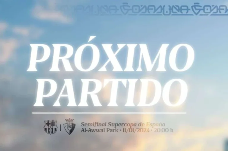 Barcelona x Osasuna: onde assistir à semifinal da Supercopa da Espanha