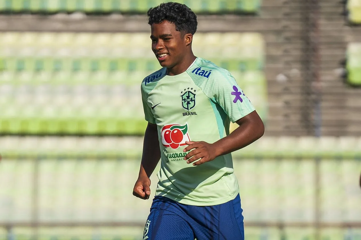 Com Endrick, veja provável escalação da seleção brasileira para estreia no Pré-Olimpico